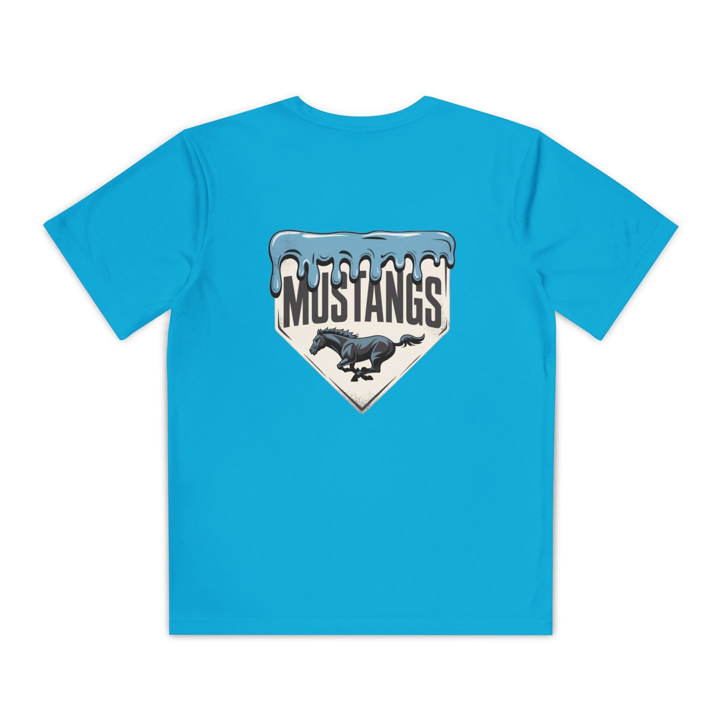 Mustangs Drip Baseball Youth Tee
