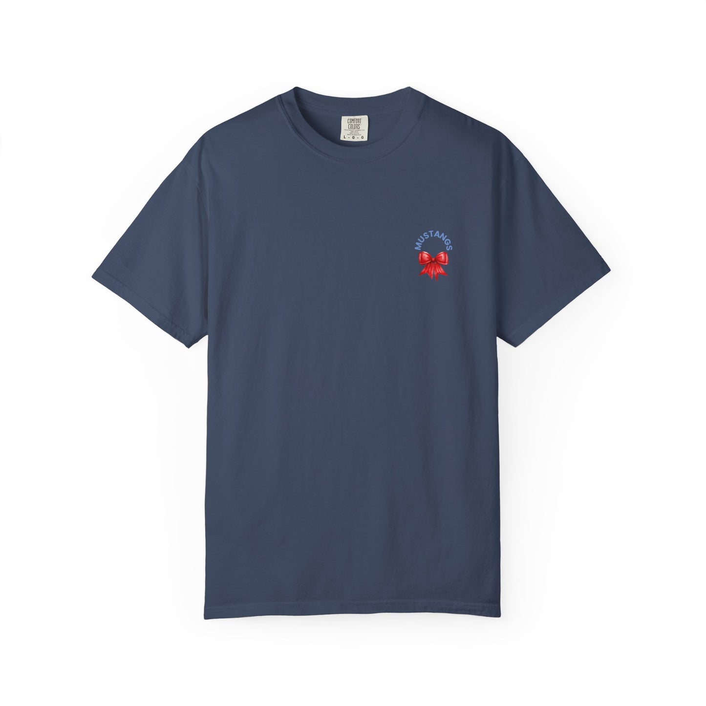Mustangs Gift Bow Unisex T-Shirt - 100% Cotton