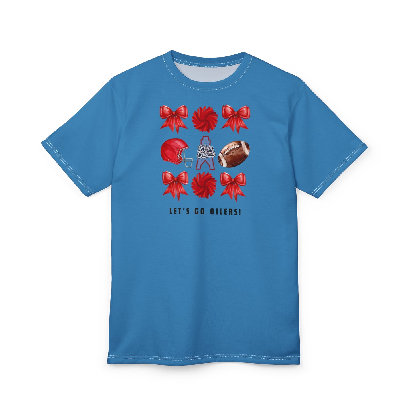 Let's Go Oilers!-Football Fan Unisex Adult Tee