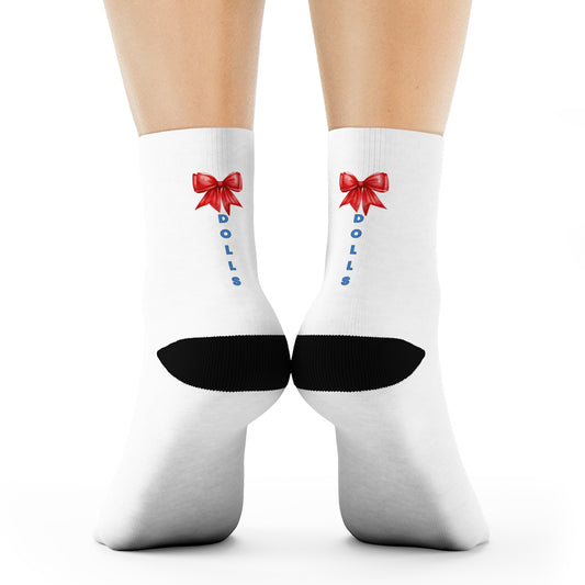 Dolls Crew Socks-Kids/Adult