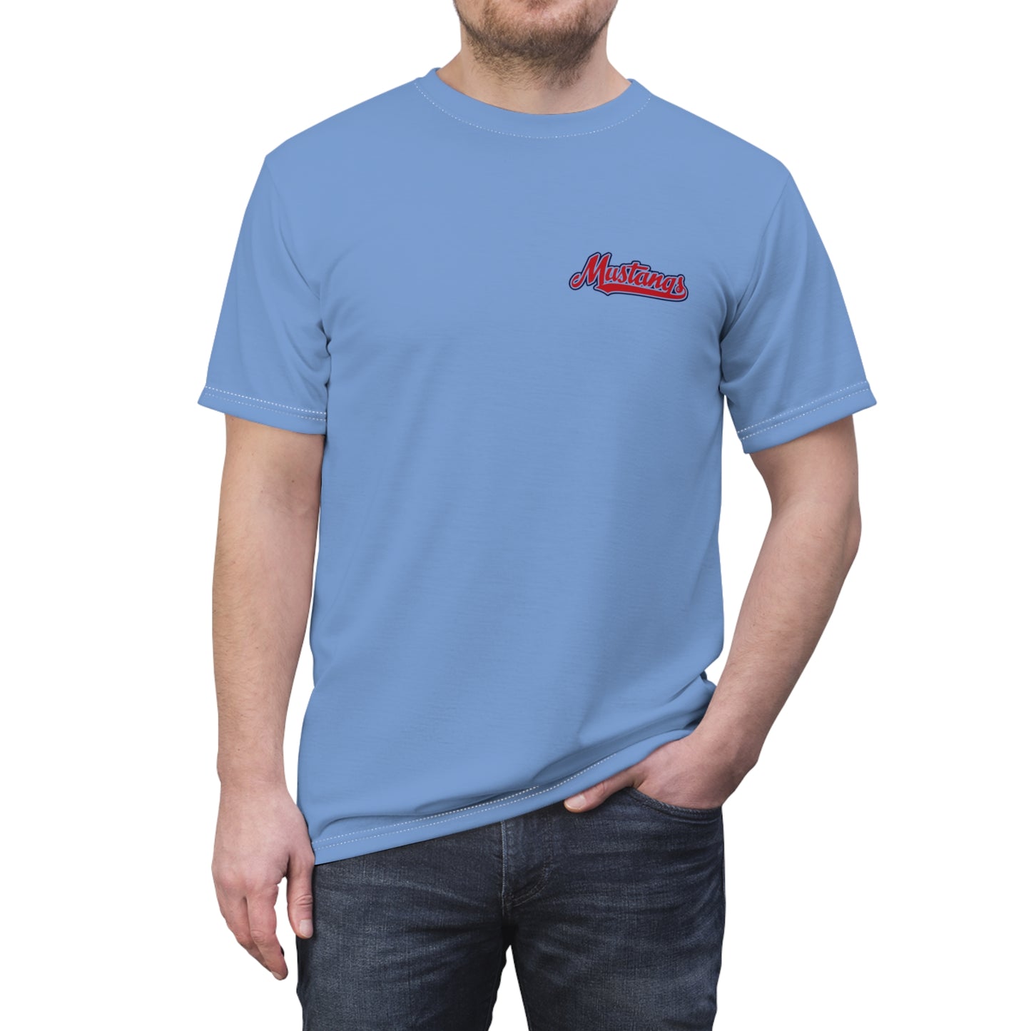 Mustangs Breaking Ball Unisex Adult Tee