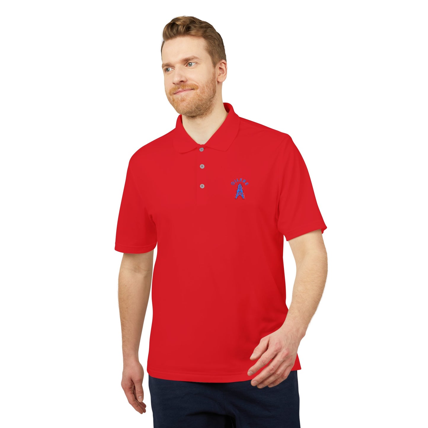 Oilers-Adidas Unisex Performance Polo