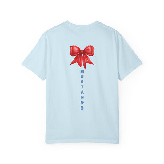 Mustangs Gift Bow Unisex T-Shirt - 100% Cotton