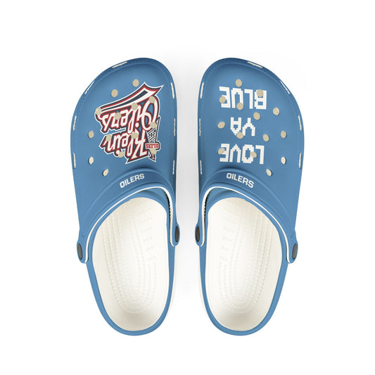Oilers Clogs Shoes-Adult